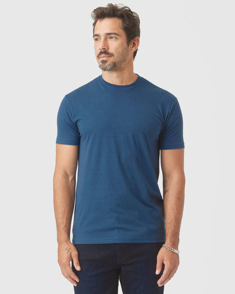 True Classic Crew Neck T-Shirt Deep Sea Blue
