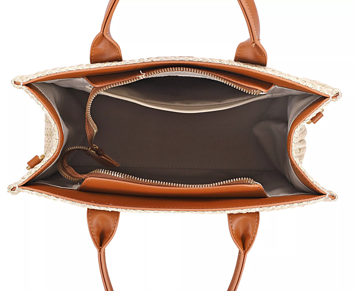 David Jones Square Woven Tote Handbag | Boutique Women's Tote Bag