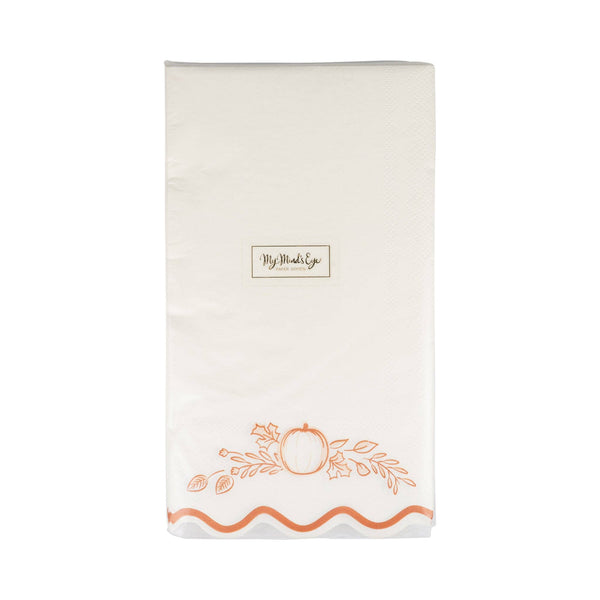 Fall Pumpkin Guest Napkin