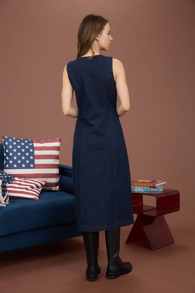 Denim Button Down Dress