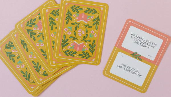 Book Trivia Card Set