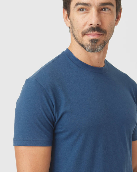 True Classic Crew Neck T-Shirt Deep Sea Blue