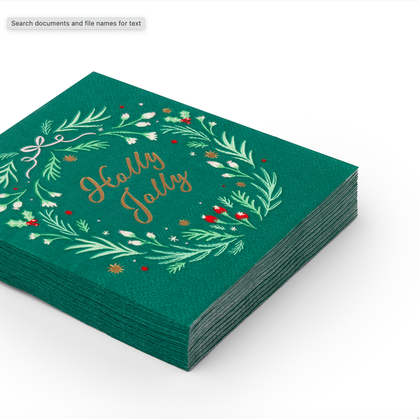Holly Jolly Cocktail Napkins