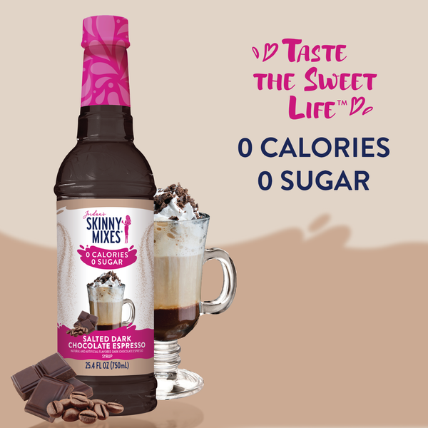 Sugar Free Salted Dark Chocolate Espresso Syrup