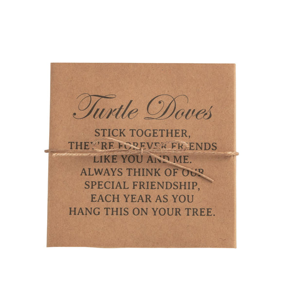 Turtle Dove Ornament