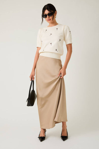 Espresso Martini Embroidered Sweater