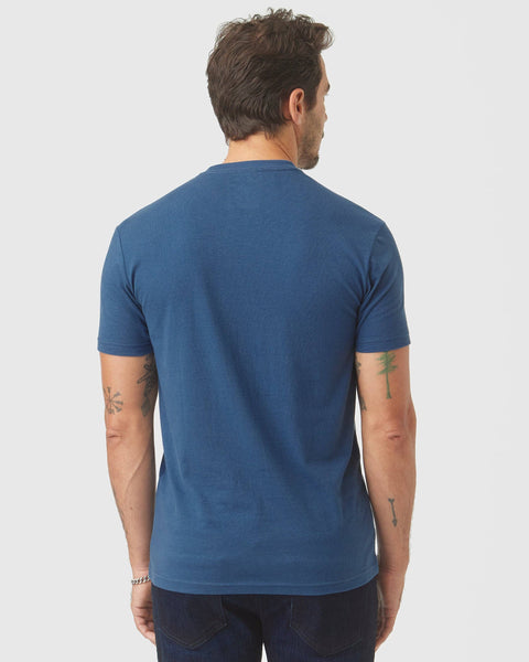 True Classic Crew Neck T-Shirt Deep Sea Blue