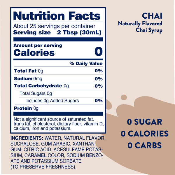 Sugar Free Chai Syrup