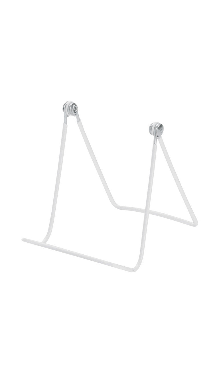 Adjustable White Vinyl Coated Easel Single
