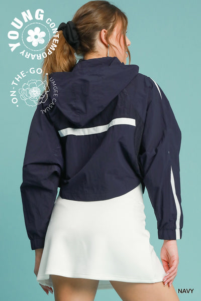 Selena Windbreaker Navy
