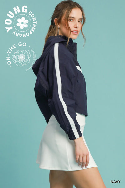 Selena Windbreaker Navy