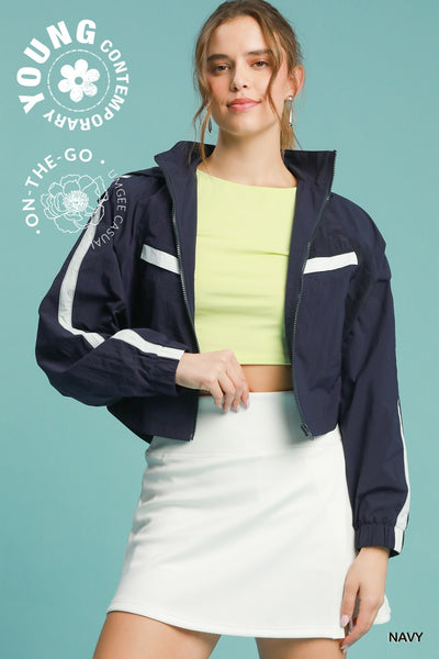 Selena Windbreaker Navy