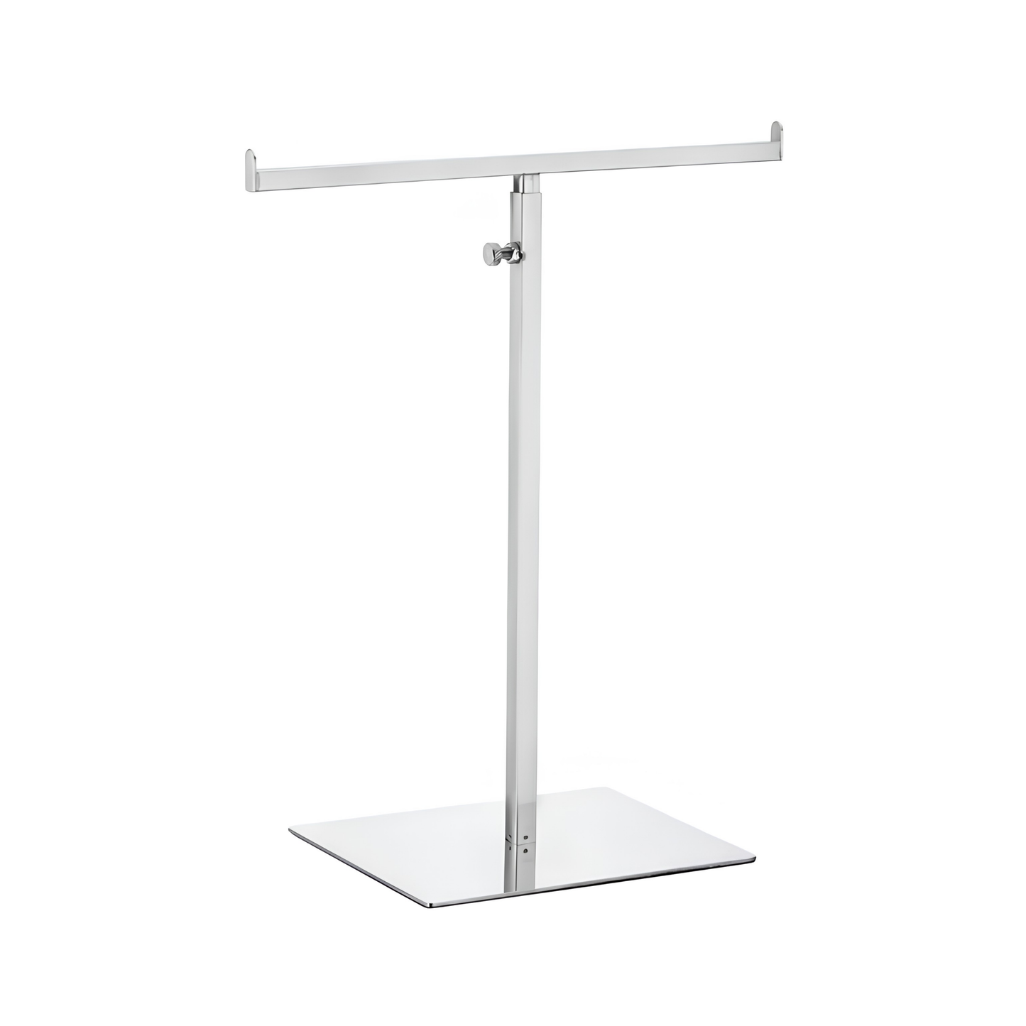 Chrome Tabletop T-Shaped Purse Display
