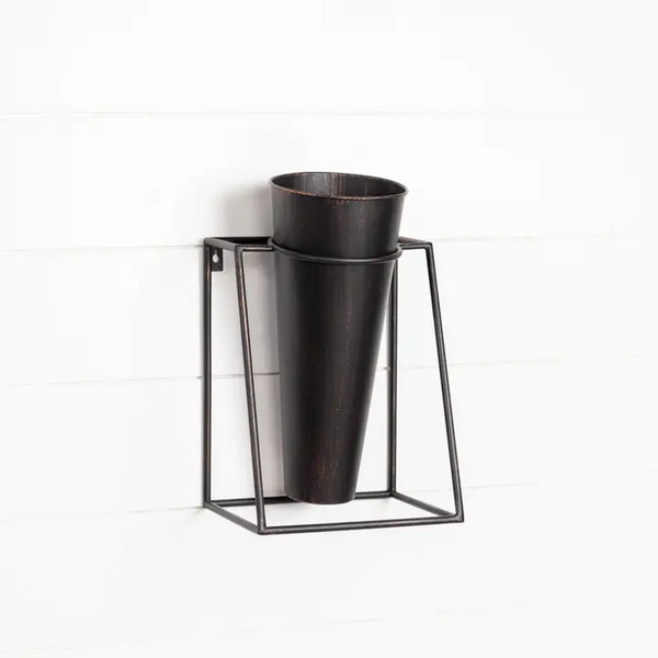 Black Single Bucket Stand