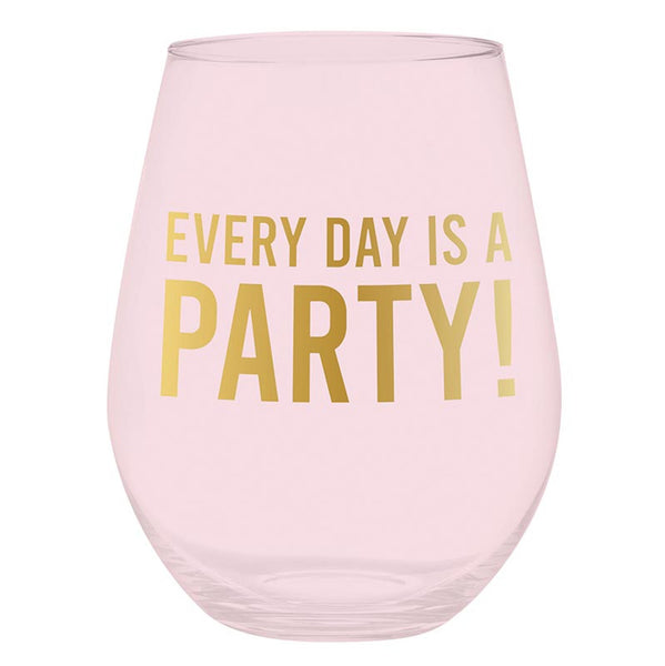 Everyday is a Party Jumbo Wine Glass