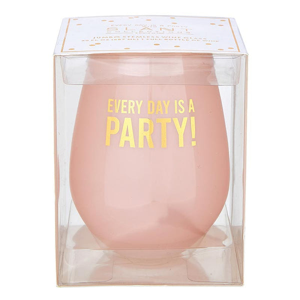Everyday is a Party Jumbo Wine Glass