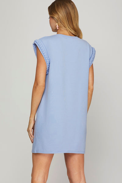 Velma Braided Sleeve Dress