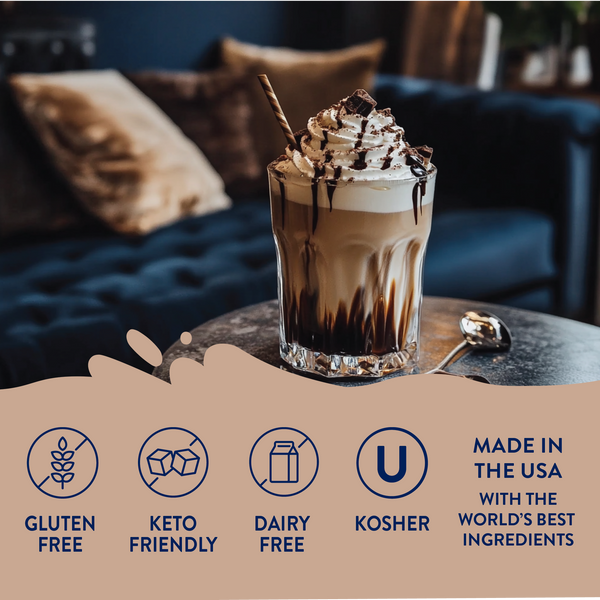 Sugar Free Salted Dark Chocolate Espresso Syrup