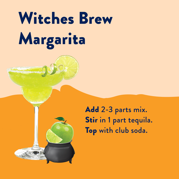 Sugar Free Witches Brew Green Apple Margarita Mixer