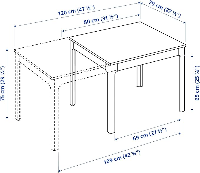 Ikea Ekedalen Extendable Table