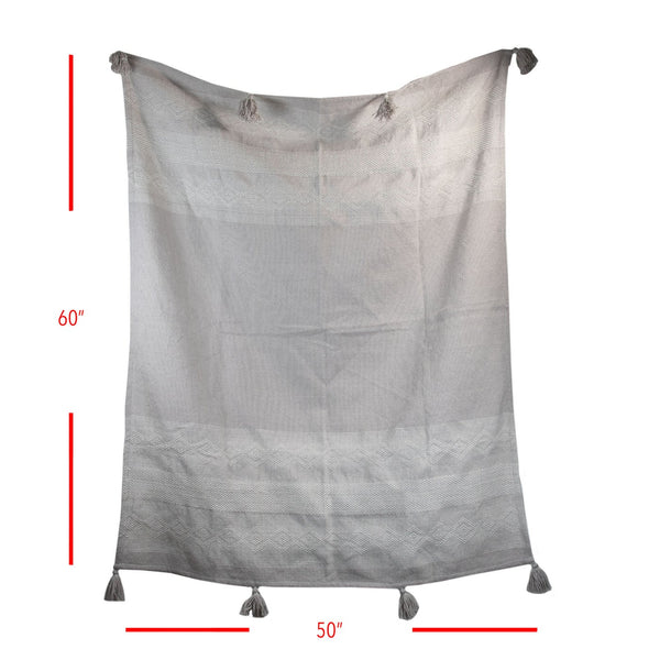 Adeline Throw Gray