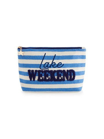 Lake Weekend Large Zip Pouch