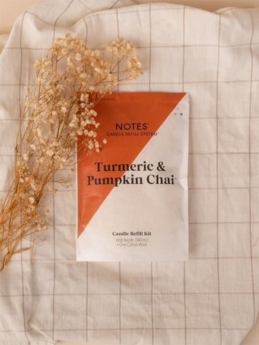 Notes Sustainable Candle Kit - Turmeric & Pumpkin Chai