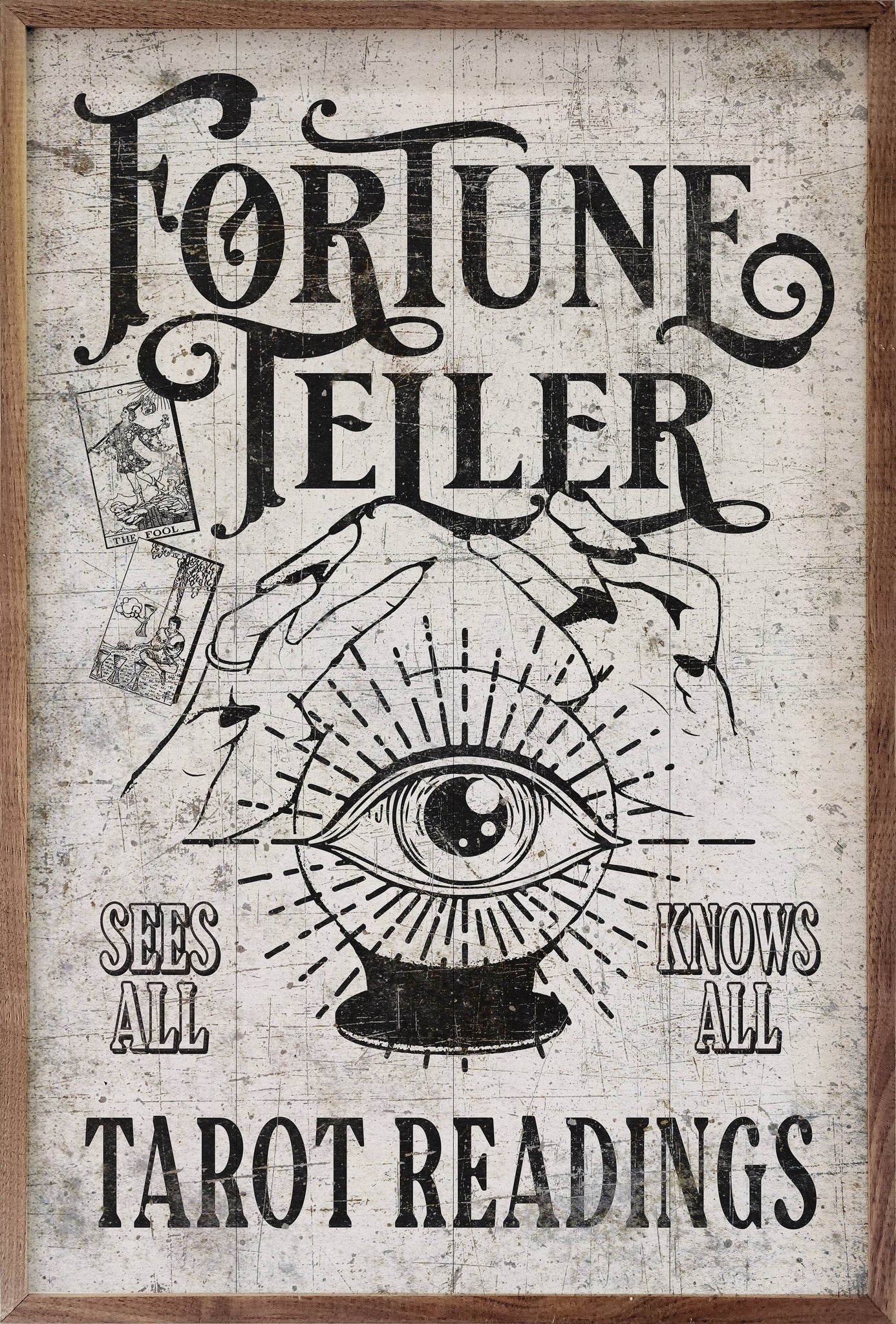 Fortune Teller Sign 5x8