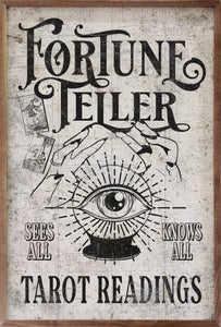 Fortune Teller Sign 5x8
