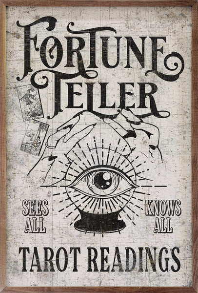 Fortune Teller Sign 5x8