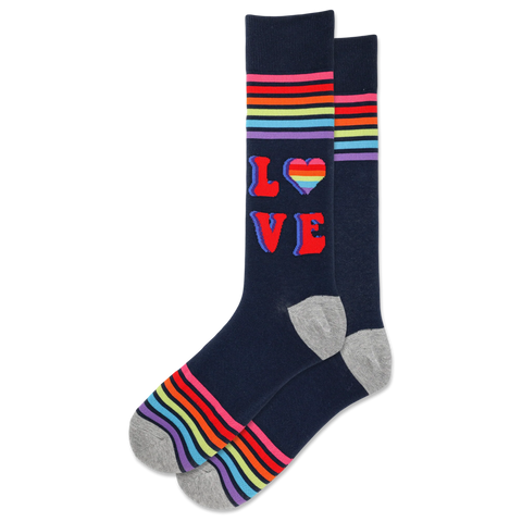 Retro Love Men's Crew Socks