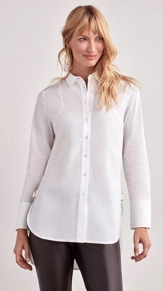 D-Ring Button Down Shirt White