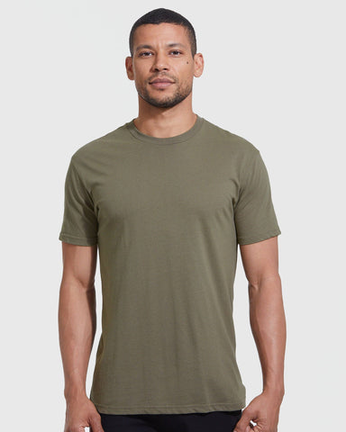 True Classic Crew Neck T-Shirt Military Green