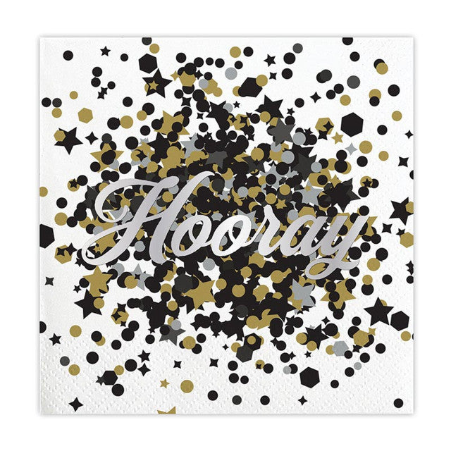 Hooray Cocktail Napkin