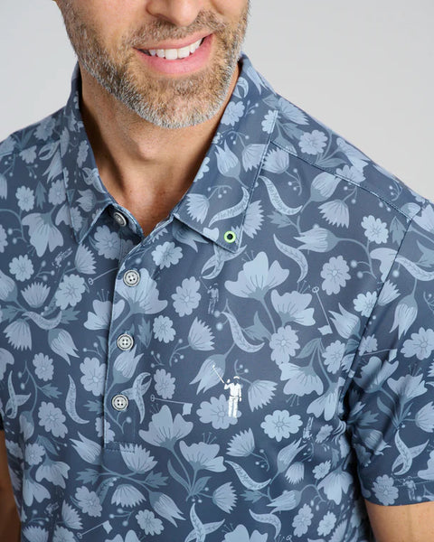 In Bloom Polo Charcoal