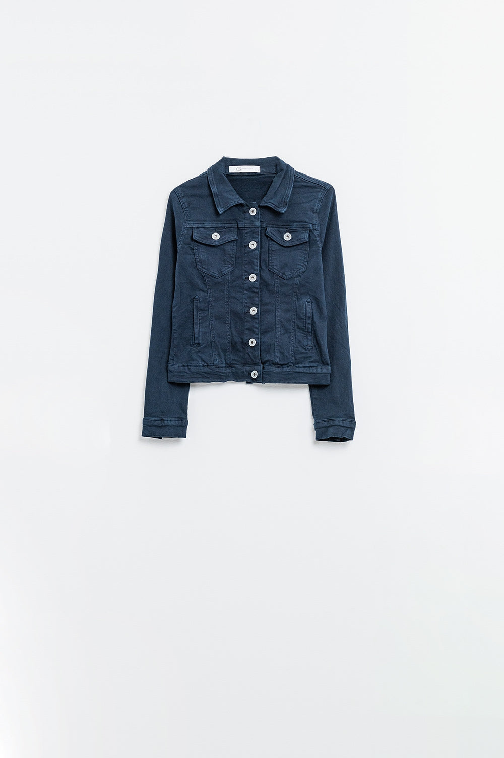 Navy Stretch Denim Jacket