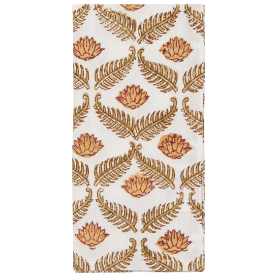 Frond Block Print Napkins