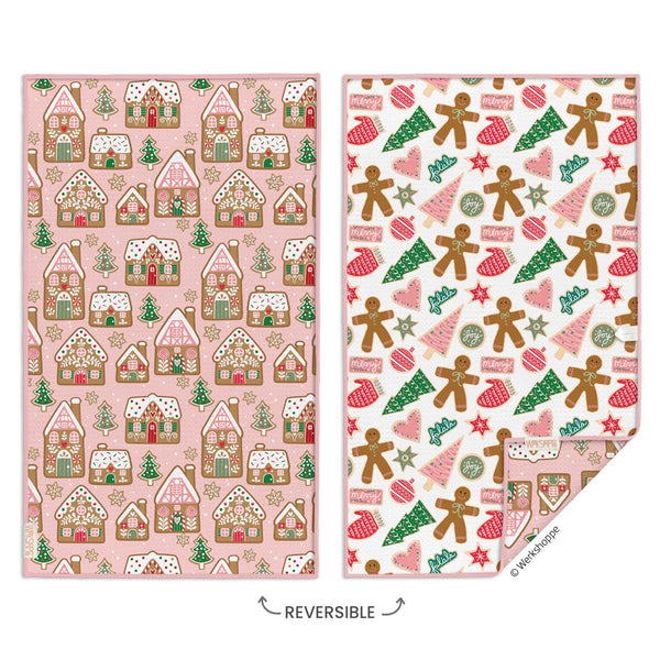 Gingerbread Cookies Microfiber Towel