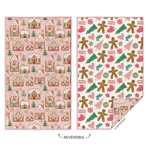 Gingerbread Cookies Microfiber Towel
