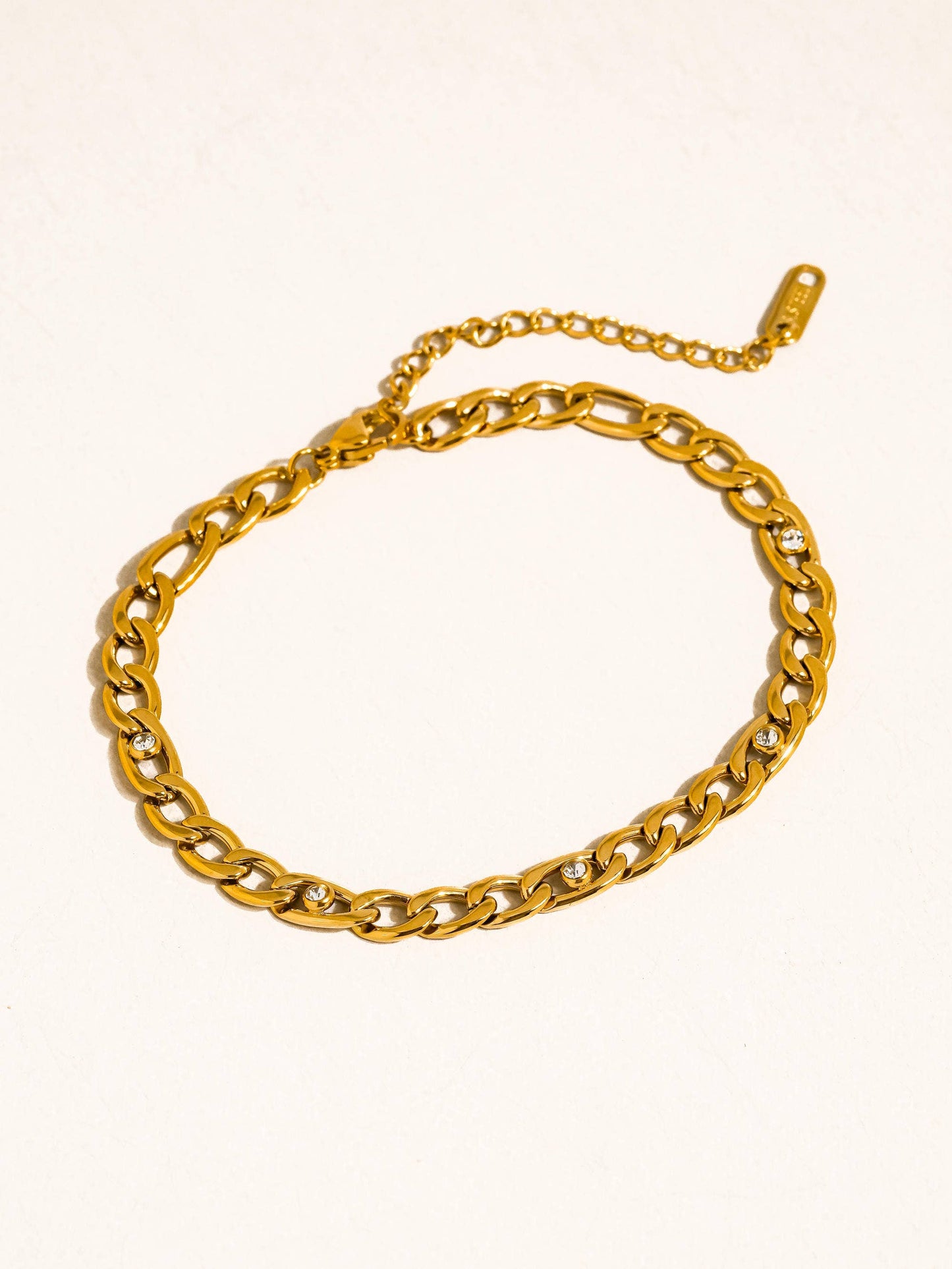 Berlin CZ Cuban Chain Bracelet