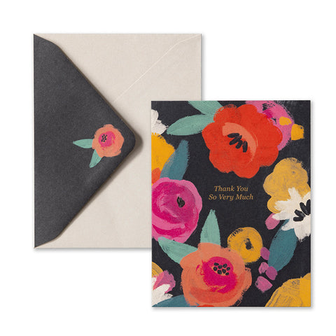 Boxed Note Cards - Midnight Blooms