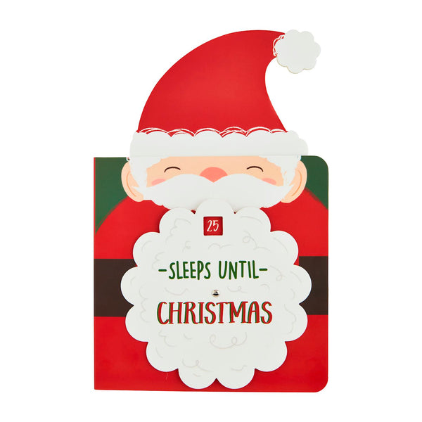 Sleeps Until Christmas Book Santa