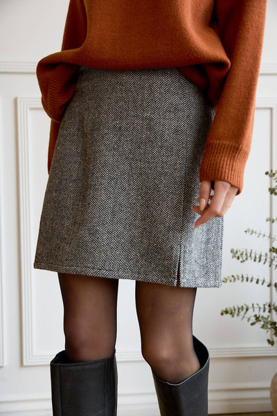 Herringbone Skirt