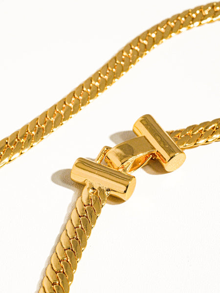 Savannah 18K Gold T Chain Choker
