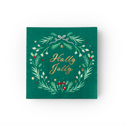 Holly Jolly Cocktail Napkins