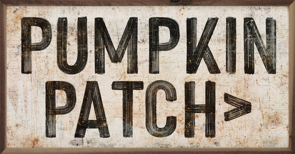 Pumpkin Patch Sign 24x12