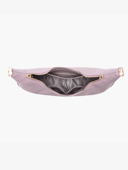 Alex Crescent Crossbody — Taupe