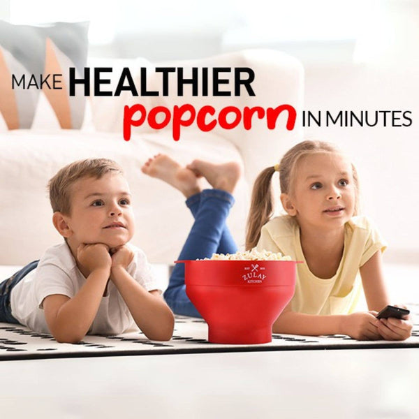 Collapsible Popcorn Popper for Microwave