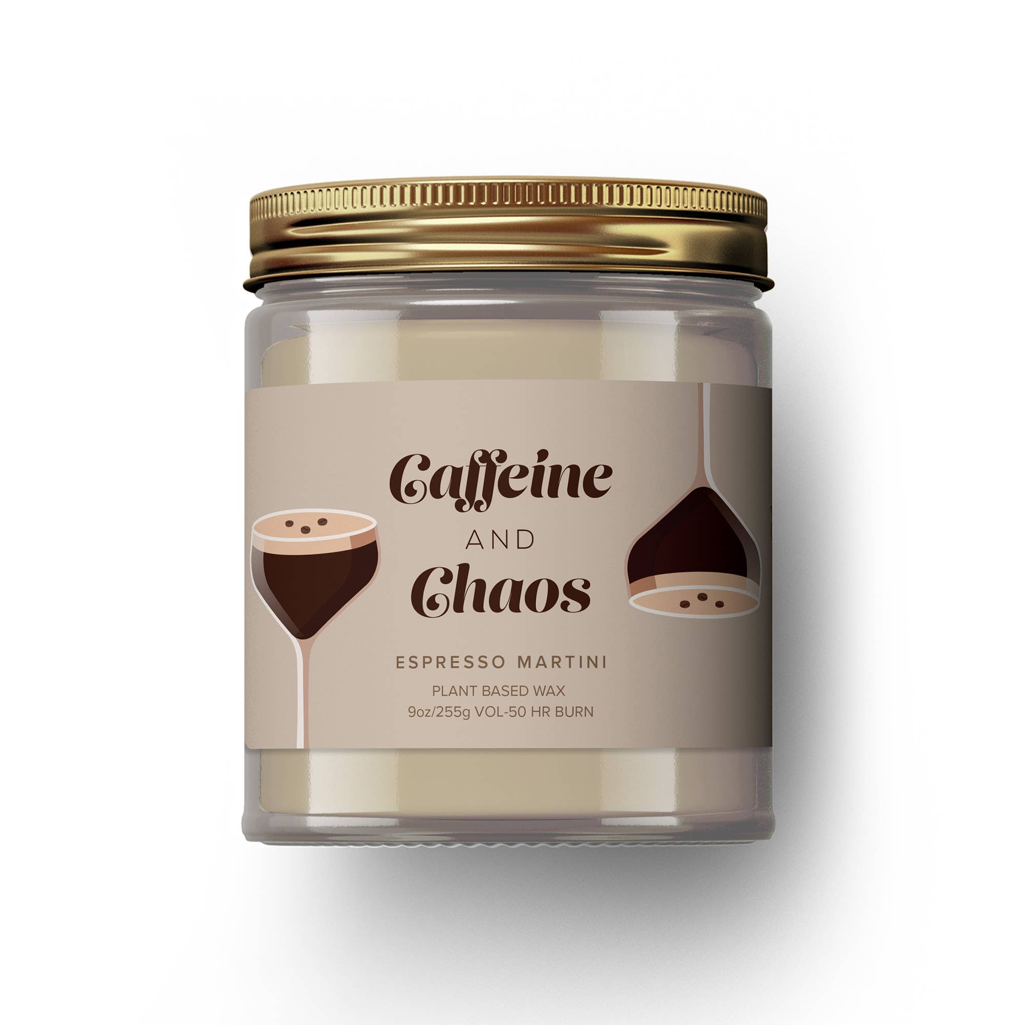 Caffeine and Chaos 9oz Soy Candle