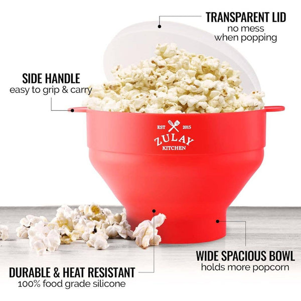 Collapsible Popcorn Popper for Microwave
